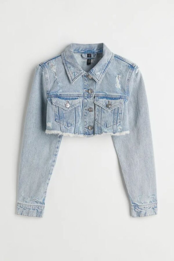 Denim Rebel Cropped Jacket