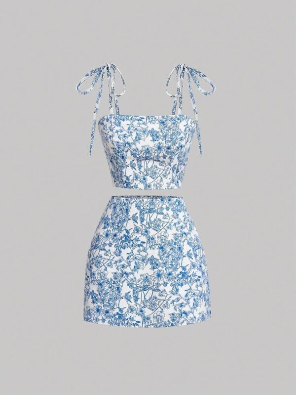 Blue Blossom Co-ord Set