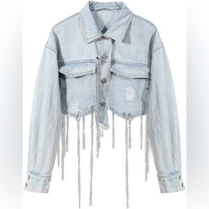 Denim Chain Rebel Jacket