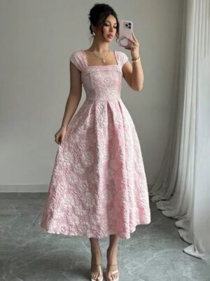 Blush Princess Midi Dress
