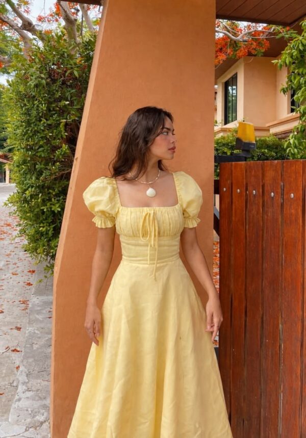 Buttercup Elegance Maxi Dress