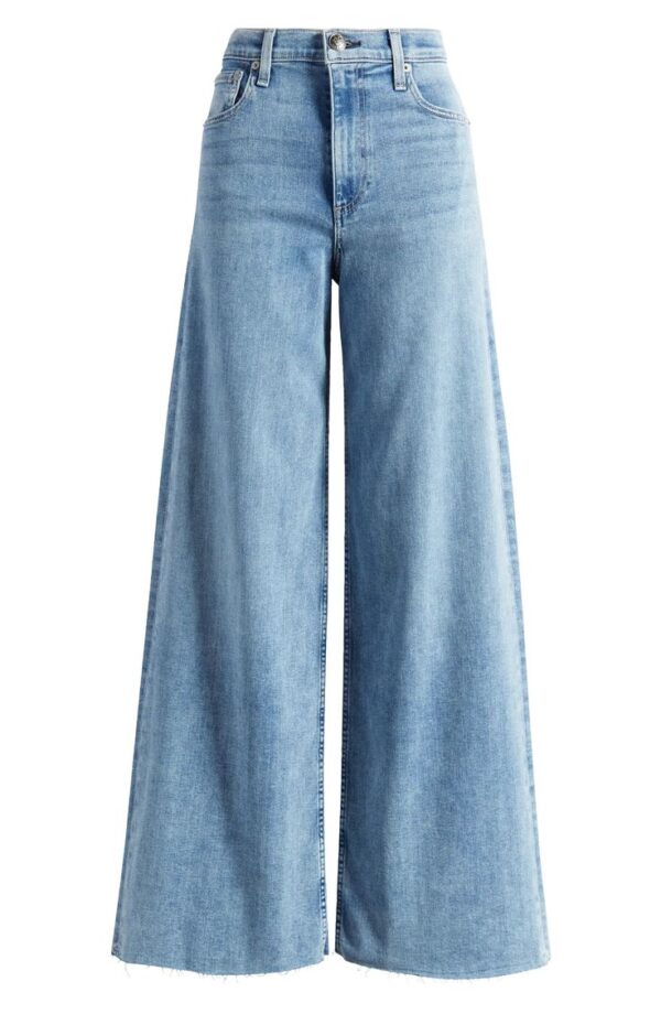 Denim Flow Wide-Leg Jeans