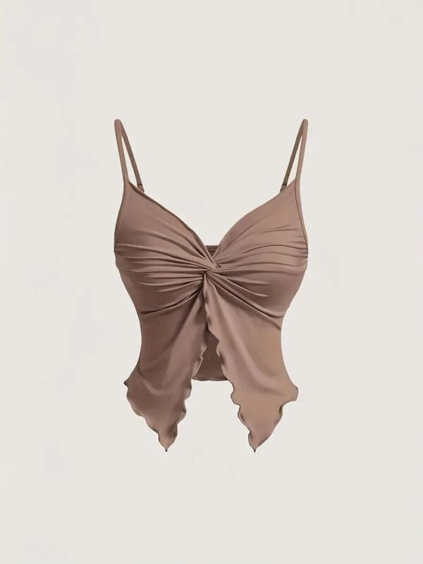 Mocha Twist Silk Top